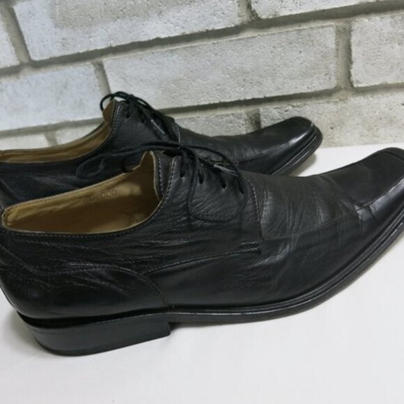 Casucci Men\'s Shoes Leather Long Toe Oxfords Footwear Zapatos Kutsu 42 9